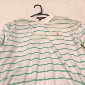 Ralph Lauren Polo - Soft Knit Polo - White & Green